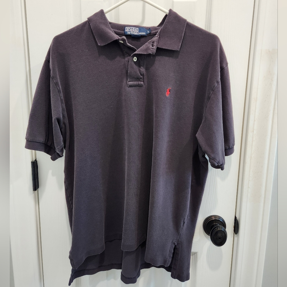 Polo Ralph Lauren Men's Large Shirt Faded Black